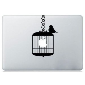 MacBook ステッカー シール Birdcage (13インチ)
